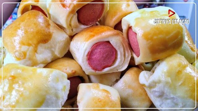 Enroladinho de Salsicha – Receita de Padaria