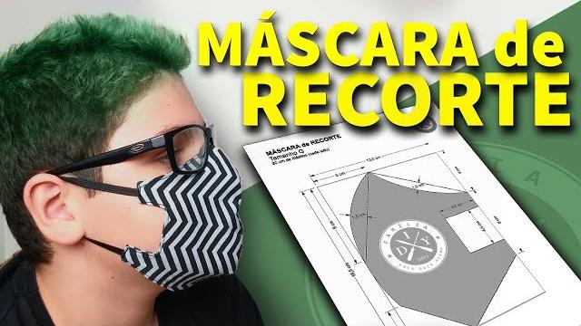 MÁSCARA DE PROTEÇÃO DE RECORTE – FAMÍLIA DIY