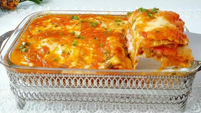 RECEITINHA FÁCIL E ECONÔMICA PARA O SEU ALMOÇO – LASANHA DE BERINGELA
