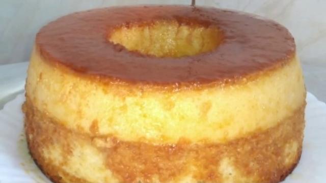 Bolo Pudim de Baunilha Super Fácil e Delicioso
