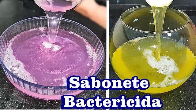 Sabonete Liquido Bactericida Sem Soda e Não Vai ao Fogo