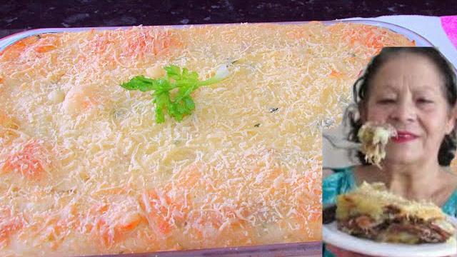 Escondidinho de Mandioca Com Carne de Sol