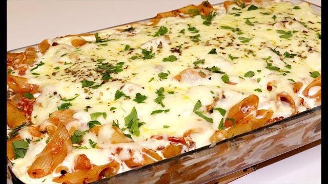 Macarrão Cremoso Com Sardinha Gratinado ao Forno