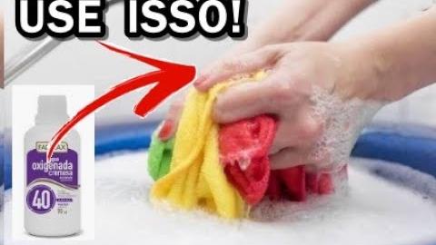Misturinha com Água Oxigenada para Limpeza
