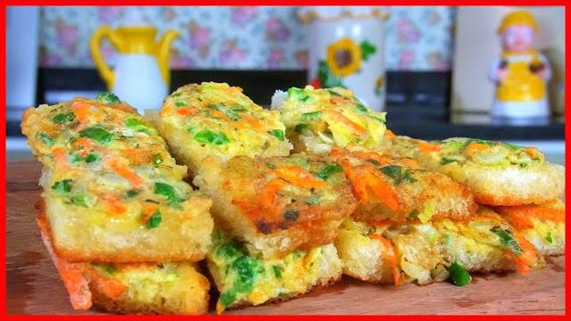 TEM PÃO DE FORMA VELHO? EM 1 MINUTO FICA PRONTO SEU LANCHE RECHEADO COM LEGUMES