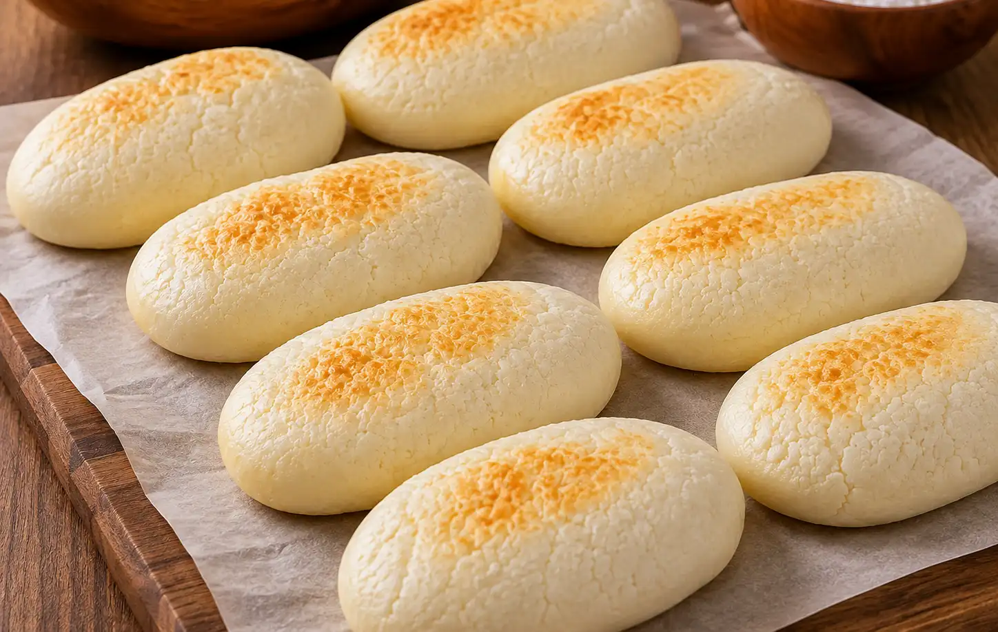 Pão de Tapioca Quase com 2 Ingredientes (Super Macio e Fácil)