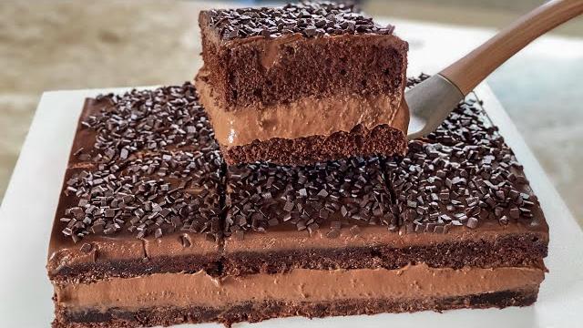 Bolo Gelado De Chocolate Super Fácil No Liquidificador