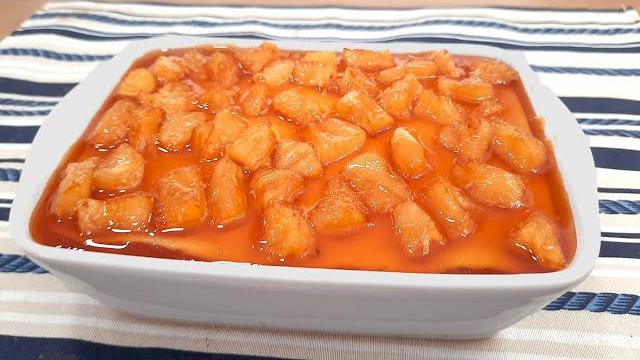 Sobremesa De Abacaxi Com Creme E Caramelo
