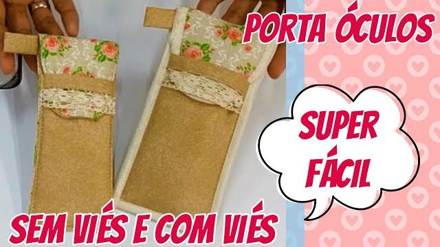 Porta Óculos Com E Sem Viés