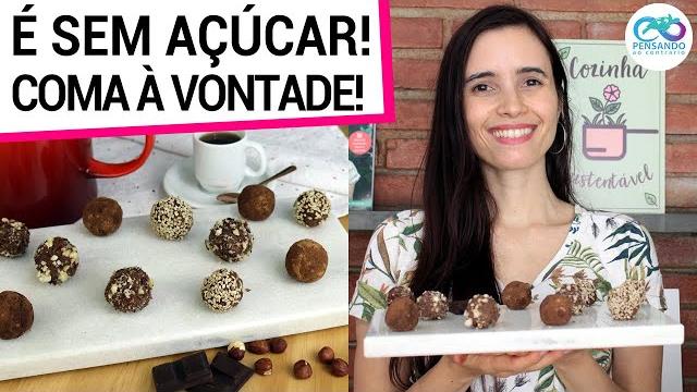 PARE DE COMER AÇÚCAR COM MEU BRIGADEIRO DE BANANA FÁCIL!