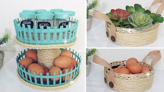 Ideias Para Organizar A Cozinha Com Plástico Reciclável