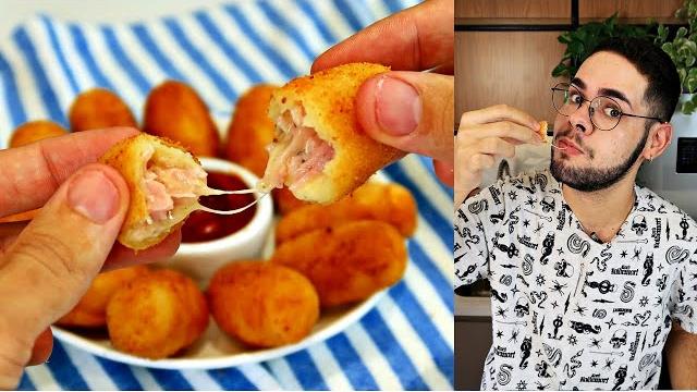 Delicioso Croquete De Presunto E Queijo