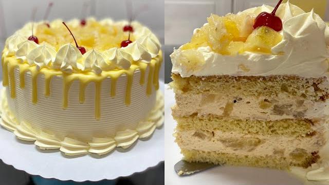 Bolo Mousse De Doce De Leite Com Abacaxi