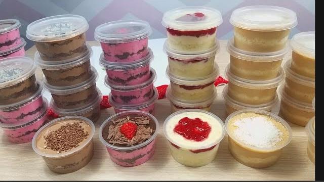 Descubra 4 Sabores De Bolo De Pote