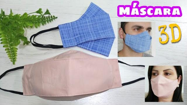 Mascara 3D – Passo a Passo do Molde e Costura