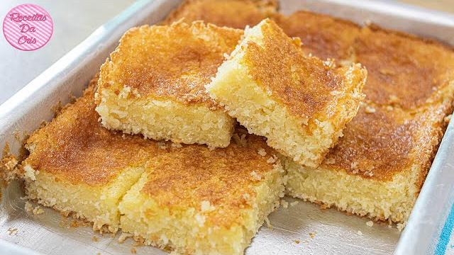 Bolo Queijadinha Cremosa De Liquidificador