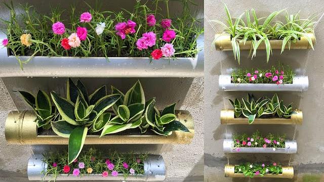 Faça Lindos Vasos de Flores com Bambu – Jardinagem Vertical