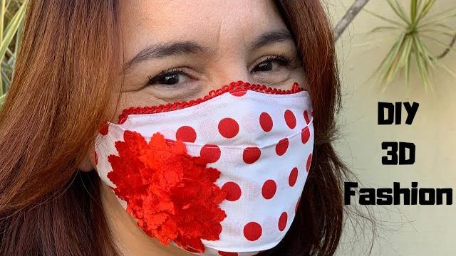Como Fazer Máscara 3D Fashion Com Molde