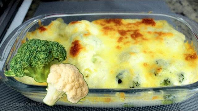 Couve Flor Gratinada – Salada Diferente