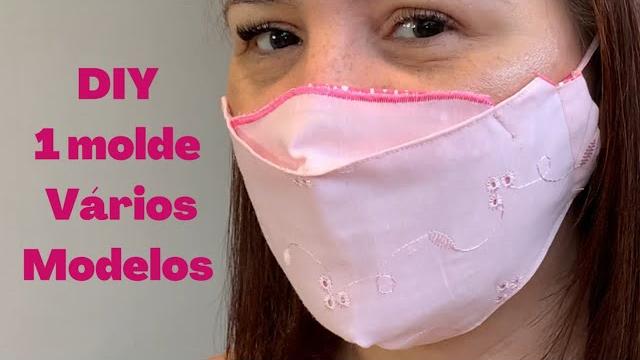 Com Apenas 1 Molde Faça Vários Modelos de Mascara