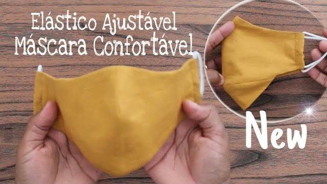 Mascara Confortável Com Elástico Ajustável