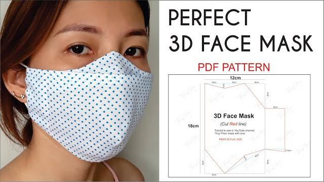 Máscara facial 3D perfeita – Máscara Facial Best Fit – Confortável e Bonita