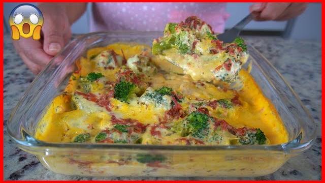 Brócolis Gratinado Cremoso