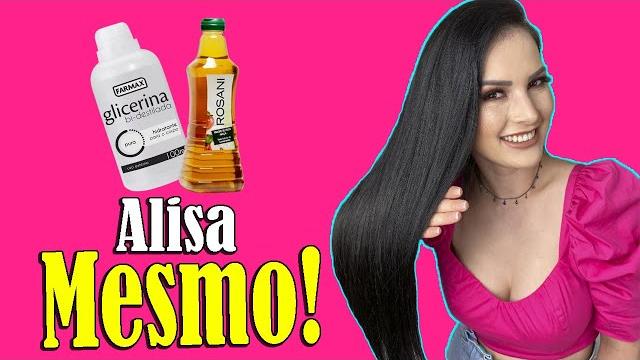 Deixe seu Cabelo Mais Liso, Hidratado e Com Muito Brilho Sem Química