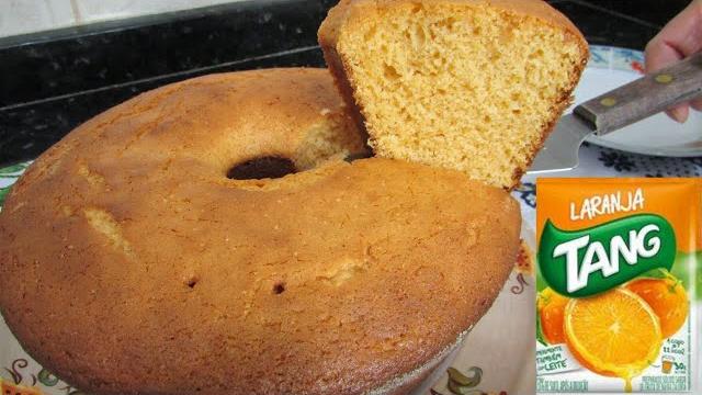 O BOLO DE LARANJA MAIS FÁCIL QUE JÁ FIZ