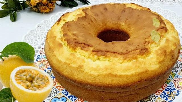 Bolo Simples De Maracujá Fofinho