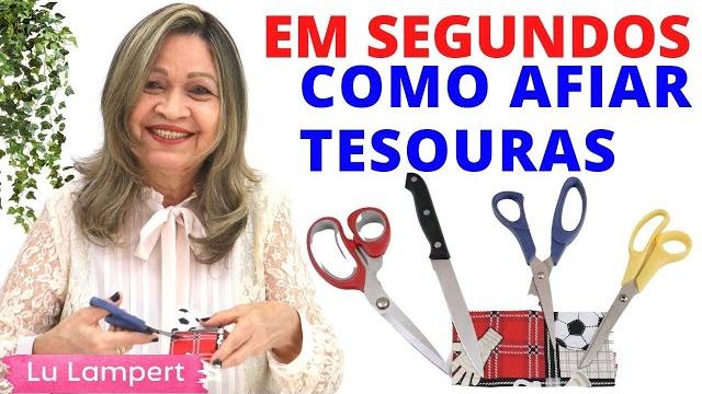 Como Afiar Tesouras Em Segundos
