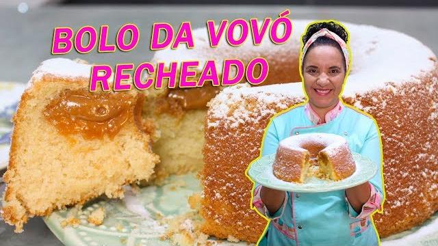 BOLO DA VOVÓ QUE SAI RECHEADO DO FORNO