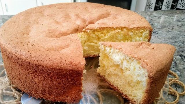 Bolo De Pão De Ló Super Econômico
