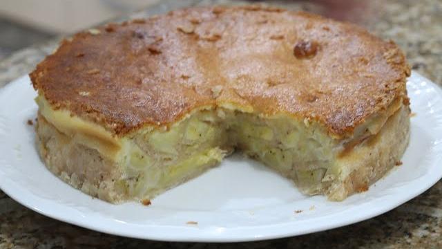 CUCA CREMOSA DE BANANA
