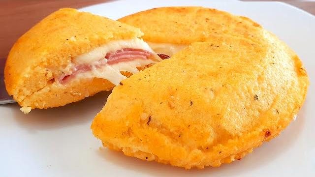 Cuscuz de Frigideira Recheado