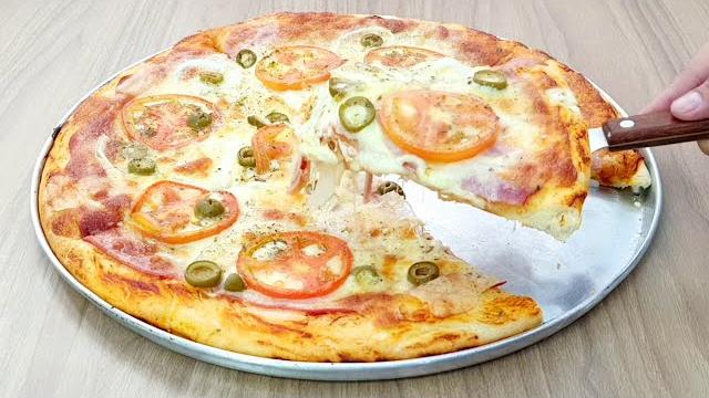 Pizza Caseira Igual De Pizzaria