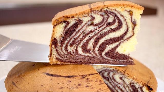 Bolo Mesclado Ótimo Para Tomar Com Café