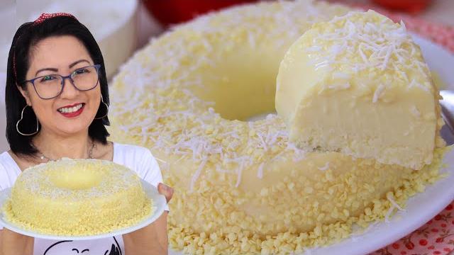 Brigadeirão De Chocolate Branco E Coco