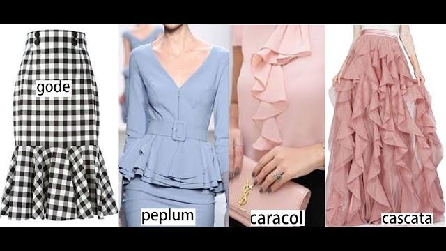 Como Fazer Babados Godê Peplum E Espiral Em Cascata