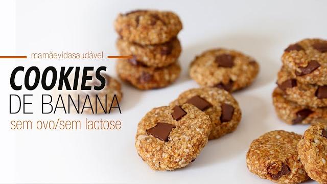 Cookies De Banana Sem Lactose