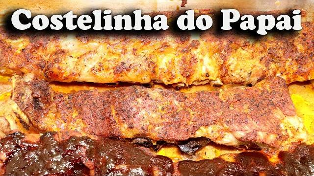 Costelinha Suína Assada no Forno
