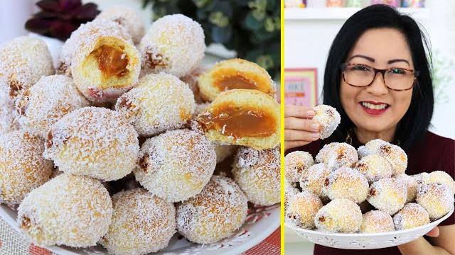 PÃO LUA DE MEL RECHEADO COM DOCE DE LEITE