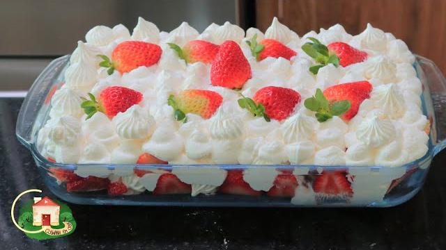 Sobremesa Especial Que Parece Nuvem – Super fácil e Deliciosa