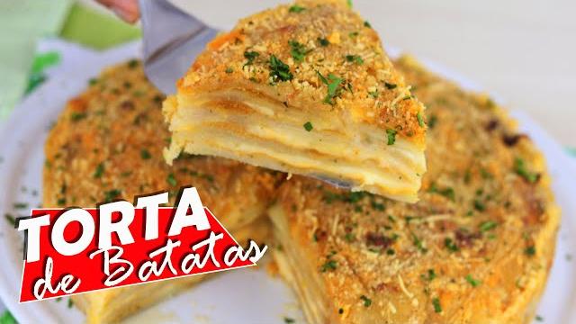 Torta De Batata e Queijo Sem Farinha De Trigo