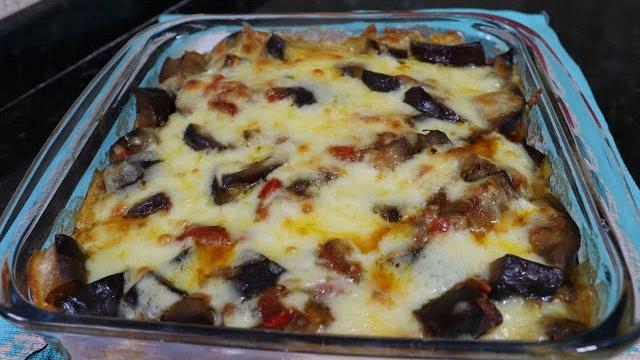 Berinjela Ao Forno Simples