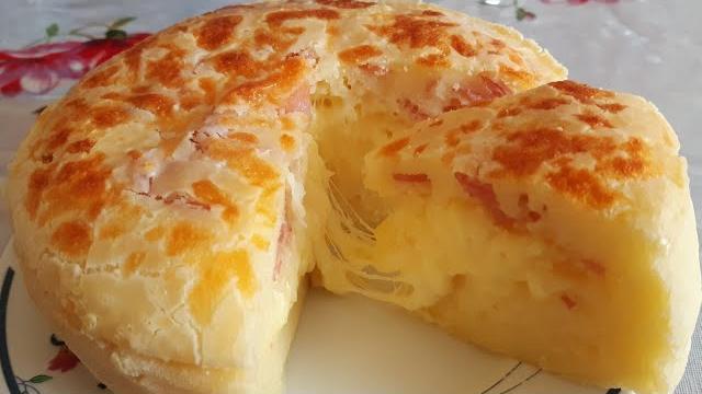 Bolo de Polvilho Recheado Super Fácil e Saboroso