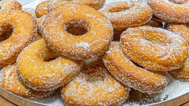 Deliciosa Rosquinha Caseira Frita