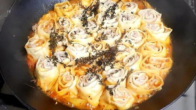 Deliciosos Rolinhos De Carne