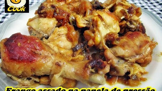 Frango Assado Diferente em Pedaços na Panela de Pressão
