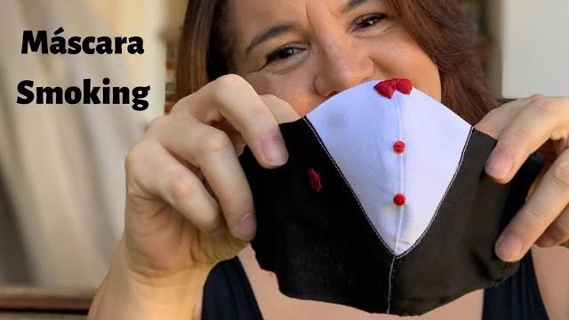 Máscara Bico de Pato Fashion Masculina Customizada Para Festas – Com Molde